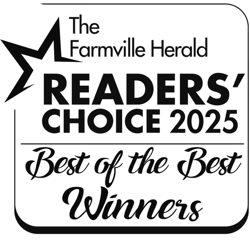 Farmville Herald Readers' Choice 2025 Best of the Best Winners Badge